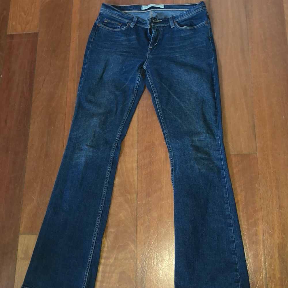 low rise wide leg jeans
